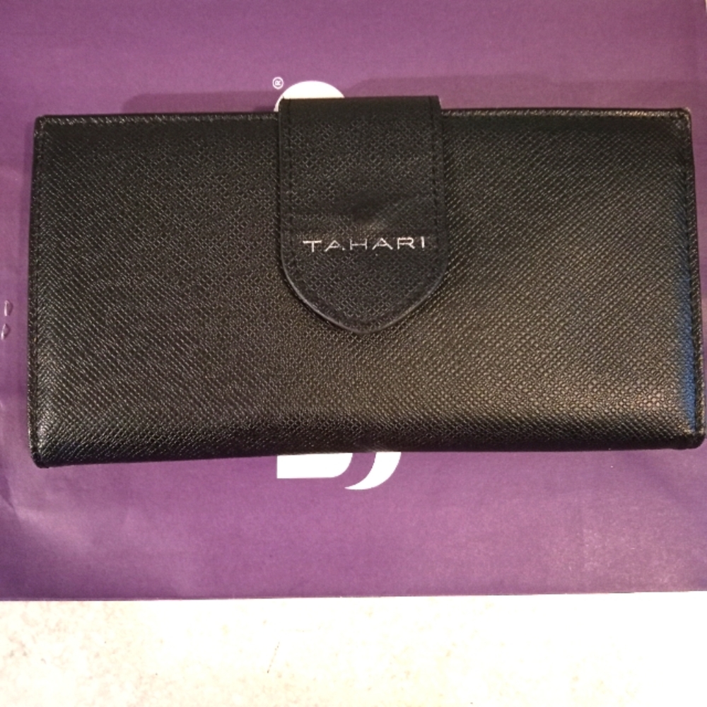Tahari Black Wallet